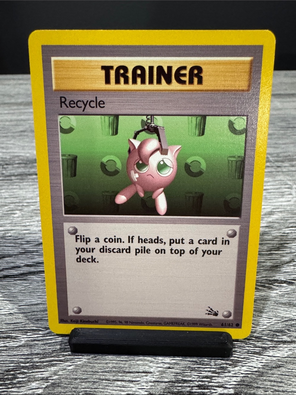 Pokémon | Fossil (Trainer Card) #61/62: Recycle (1999) - Vintage Trading Card